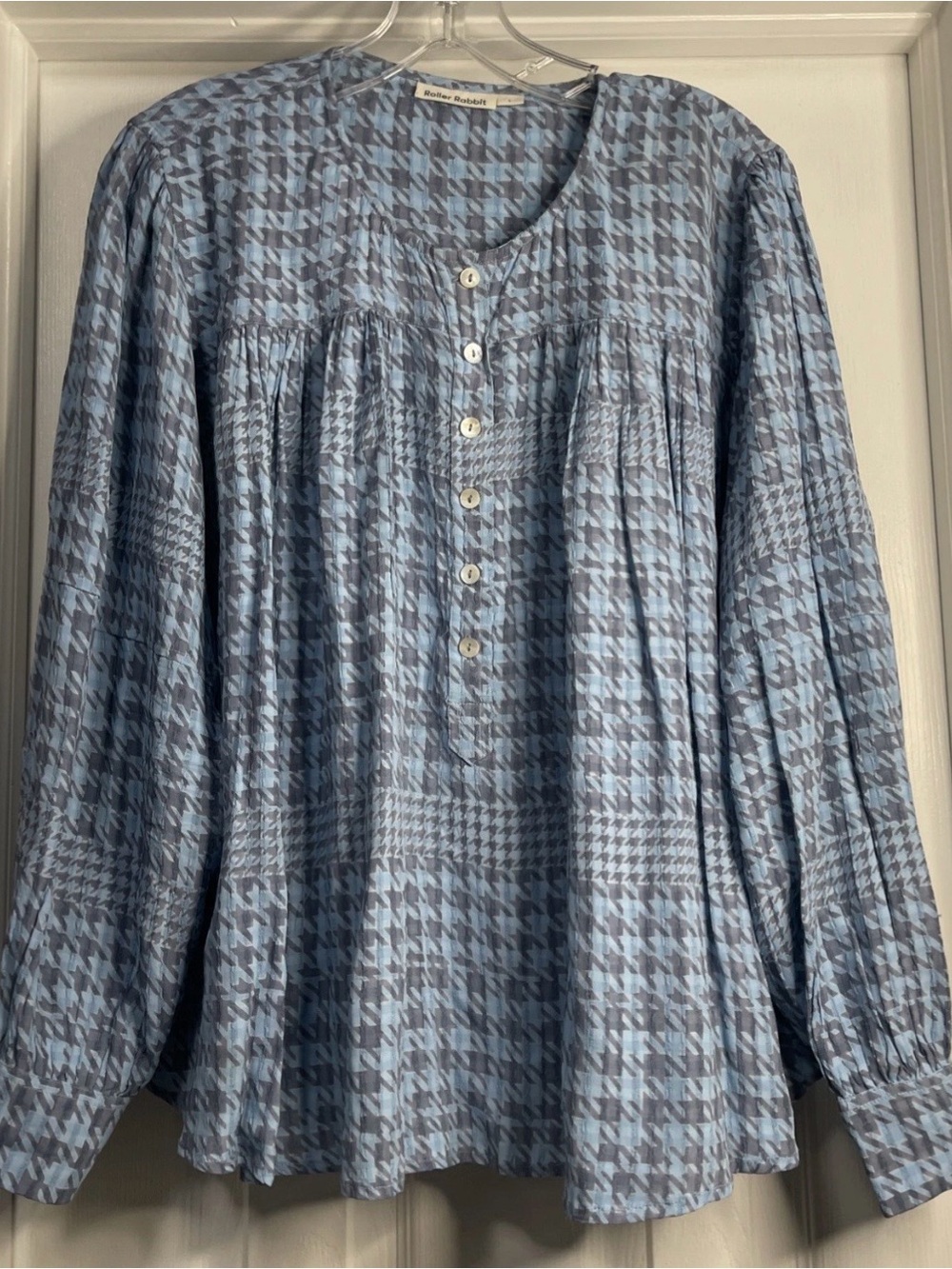 Roller Rabbit Rakella Women’s Blouse Size Large - Picture 3 of 11